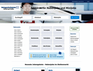 gelegenheitsjobs.de screenshot