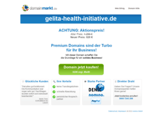 gelita-health-initiative.de screenshot