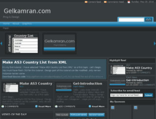 gelkamran.com screenshot