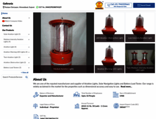 geltronixaviationlight.com screenshot