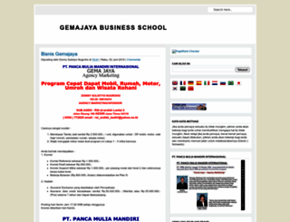 gemajaya-bisnis.blogspot.co.uk screenshot