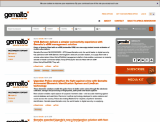 gemalto.africa-newsroom.com screenshot