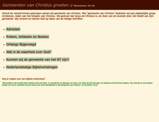 gemeente-van-christus.org screenshot