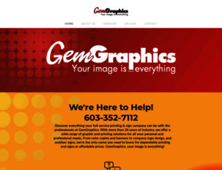 gemgraphicsnh.com screenshot