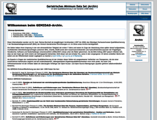 gemidas.geriatrie-web.de screenshot