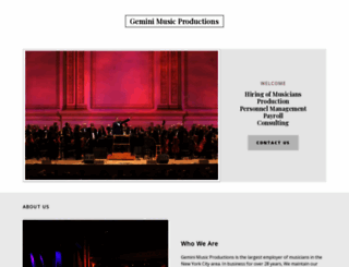 geminimusic.com screenshot