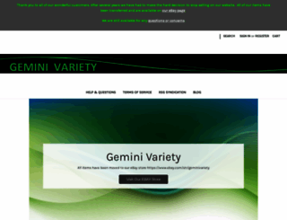 geminivariety.com screenshot