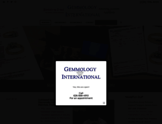 gemmologyinc.com screenshot