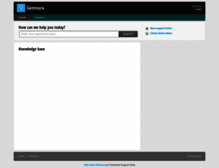 gemnora.freshdesk.com screenshot
