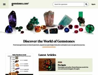 gemstones.com screenshot