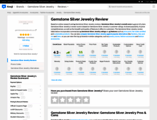 gemstonesilverjewelry.knoji.com screenshot