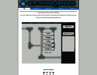 gemtowerdefense.com screenshot