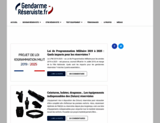 gendarme-reserviste.fr screenshot