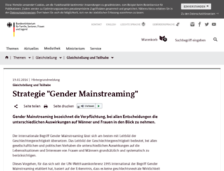 gender-mainstreaming.net screenshot