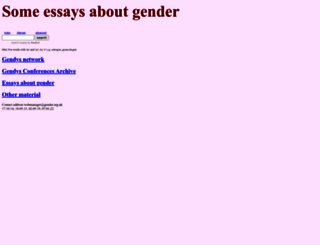 gender.org.uk screenshot