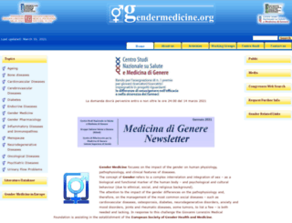 gendermedicine.org screenshot