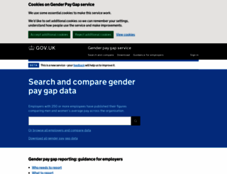 genderpaygap.campaign.gov.uk screenshot