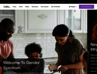 genderspectrum.org screenshot