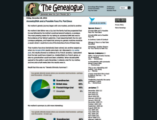 genealogue.com screenshot