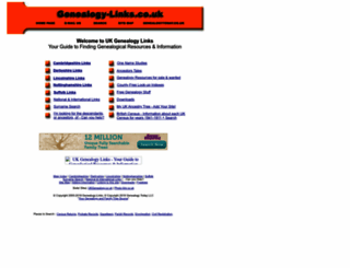 genealogy-links.co.uk screenshot
