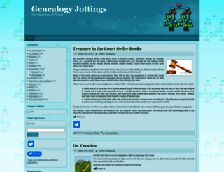 genealogyjottings.com screenshot