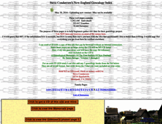 genealogyofnewengland.com screenshot