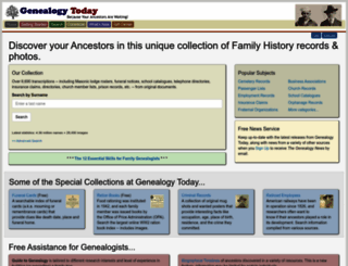 genealogytoday.com screenshot
