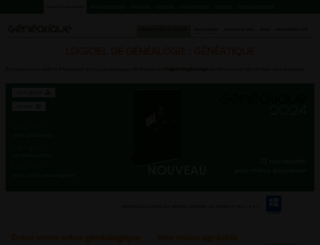 geneatique.com screenshot
