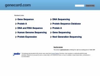 genecard.com screenshot