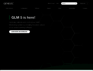 genelec.com screenshot