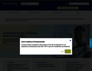 genentech-access.com screenshot