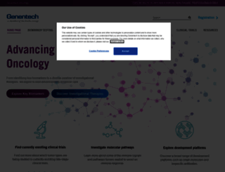genentechoncology.com screenshot