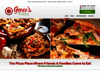 geneospizza.com screenshot