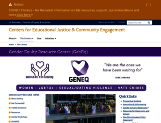 geneq.berkeley.edu screenshot
