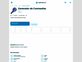 generador-de-contrasenas.uptodown.com screenshot