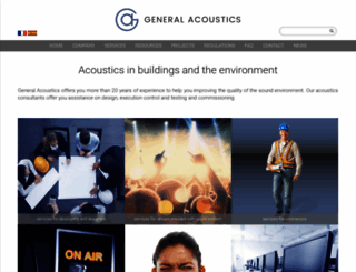 general-acoustics.fr screenshot