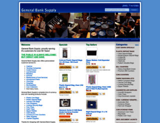 generalbanksupply.com screenshot
