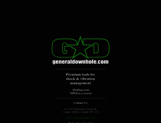 generaldownhole.com screenshot