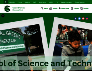 generalgreene.gcsnc.com screenshot