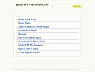 generalia-multimedia.com screenshot
