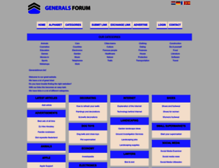 generalsforum.biz screenshot