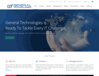 generaltechnologies.co.in screenshot