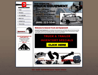 generaltruckequipment.com screenshot