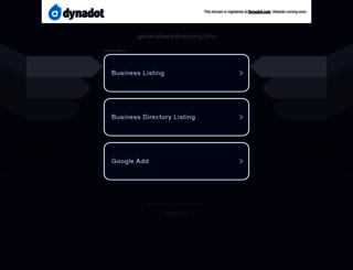 generalwebdirectory.info screenshot