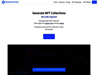 generate-nft.online screenshot