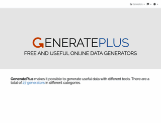 generate.plus screenshot