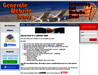 generatewebsiteleads.com screenshot