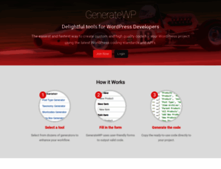 generatewp.com screenshot