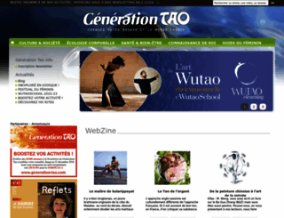 generation-tao.com screenshot