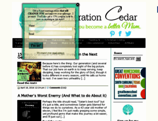 generationcedar.blogspot.com screenshot